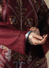 ZARA SHAHJAHAN HIT LATES 3 PIECE EMBROIDERED DHANAK WOOL